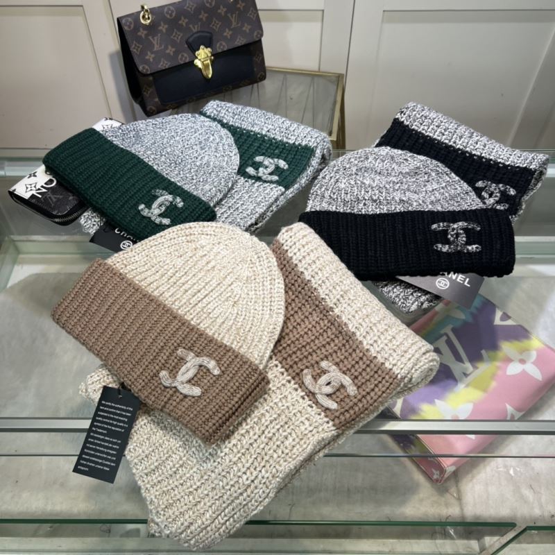 Chanel Caps Scarfs